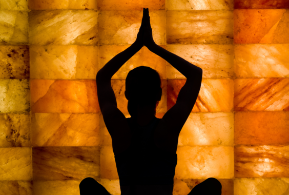 Yoga in der Salzgrotte